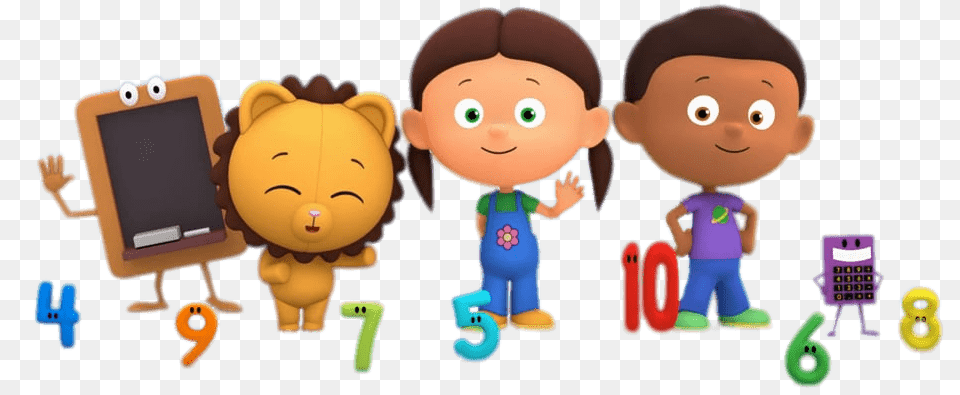 Counting With Paula Friends, Doll, Toy, Baby, Person Free Png
