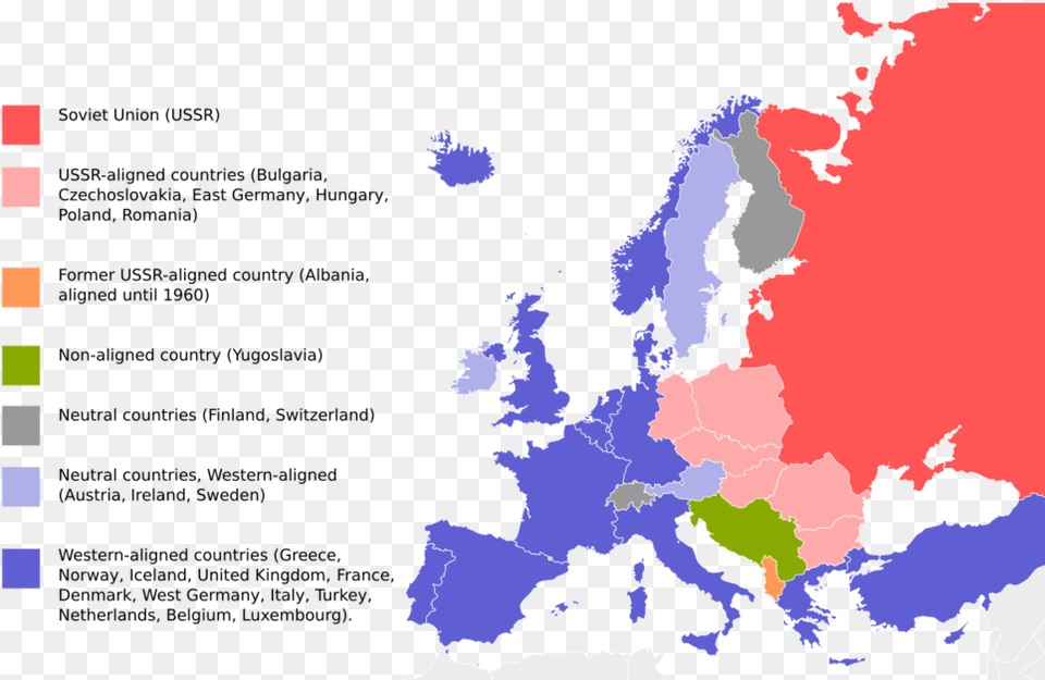 Countries Were Involved In The Cold War, Chart, Plot, Map, Atlas Png Image