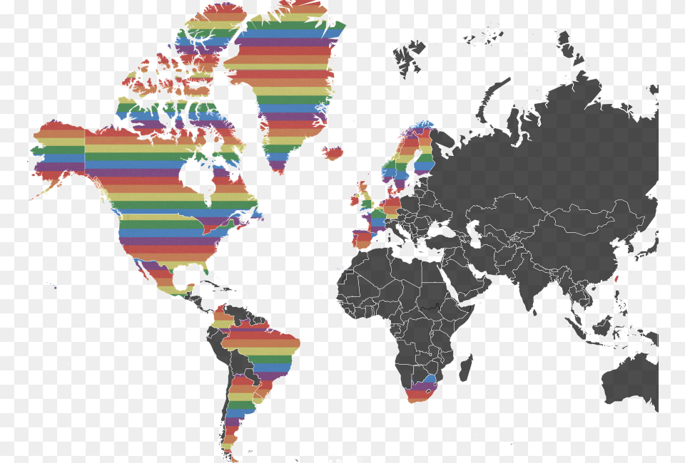 Countries Where Gay Marriage Is Legal 2017, Chart, Plot, Map, Atlas Free Transparent Png