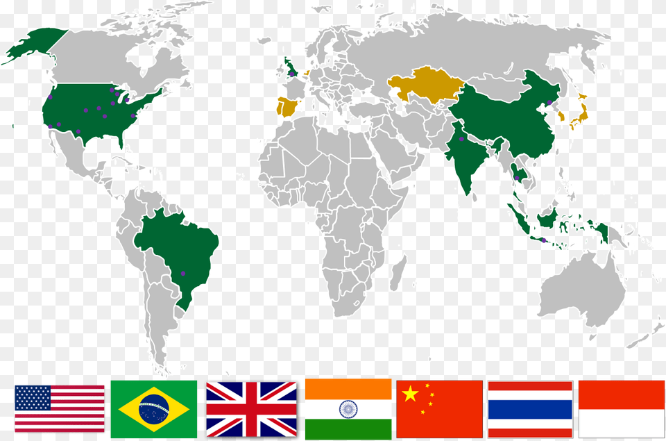 Countries Where Spanish Is Spoken, Chart, Plot, Map, Atlas Free Png Download