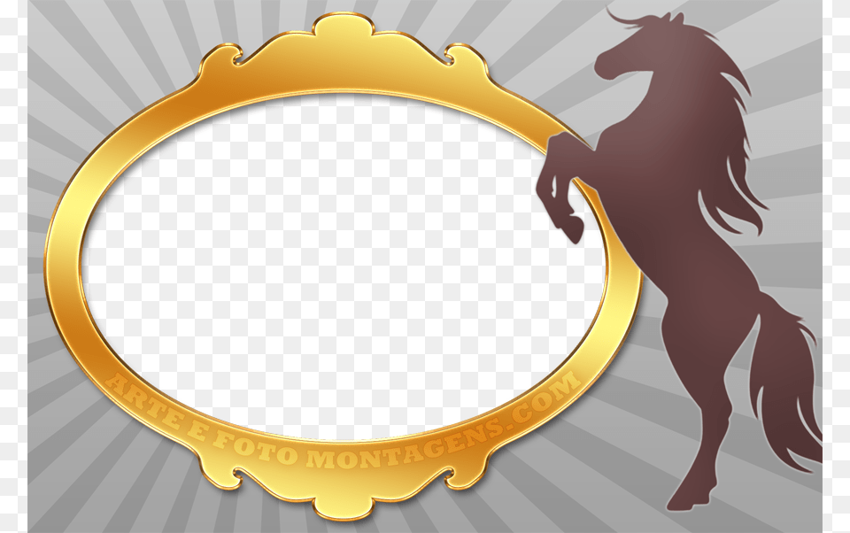 Country Cavalo Rearing Horse Silhouette, Logo, Oval Free Transparent Png