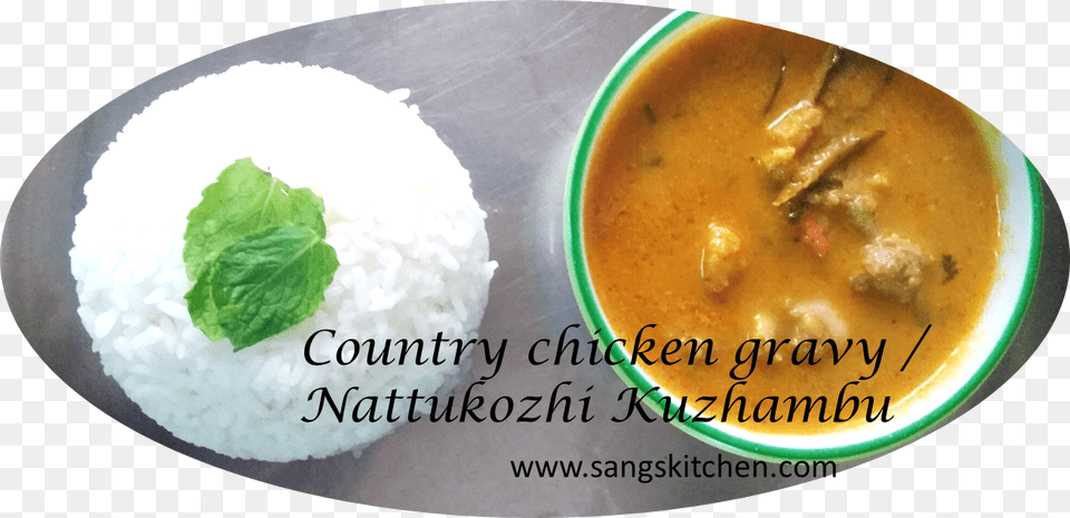Country Chicken Gravy Download Yellow Curry, Food, Meal, Food Presentation, Plate Png