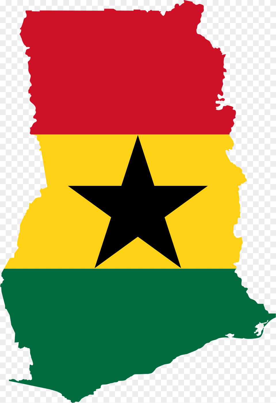 Country Clipart Ghana, Star Symbol, Symbol, Person Png Image