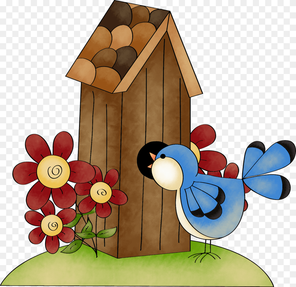 Country Clipart Spring Bird House Clip Art Free, Outdoors, Animal, Jay Png