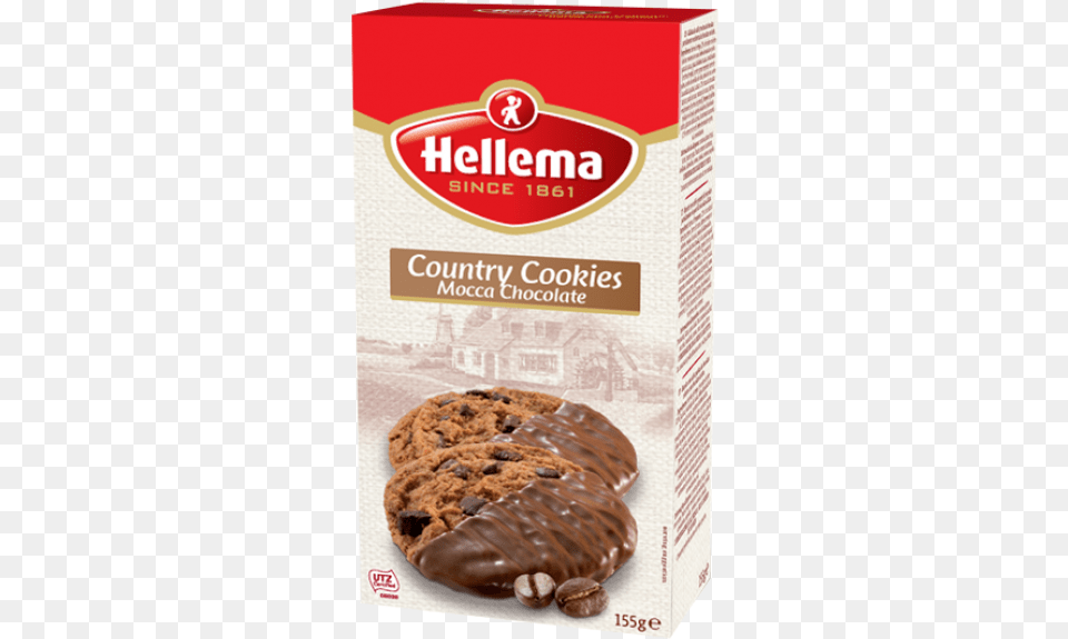 Country Cookies Mocca Chocolate 155g Hellema Country Cookies Coconut Chocolate, Food, Sweets, Cookie Png Image