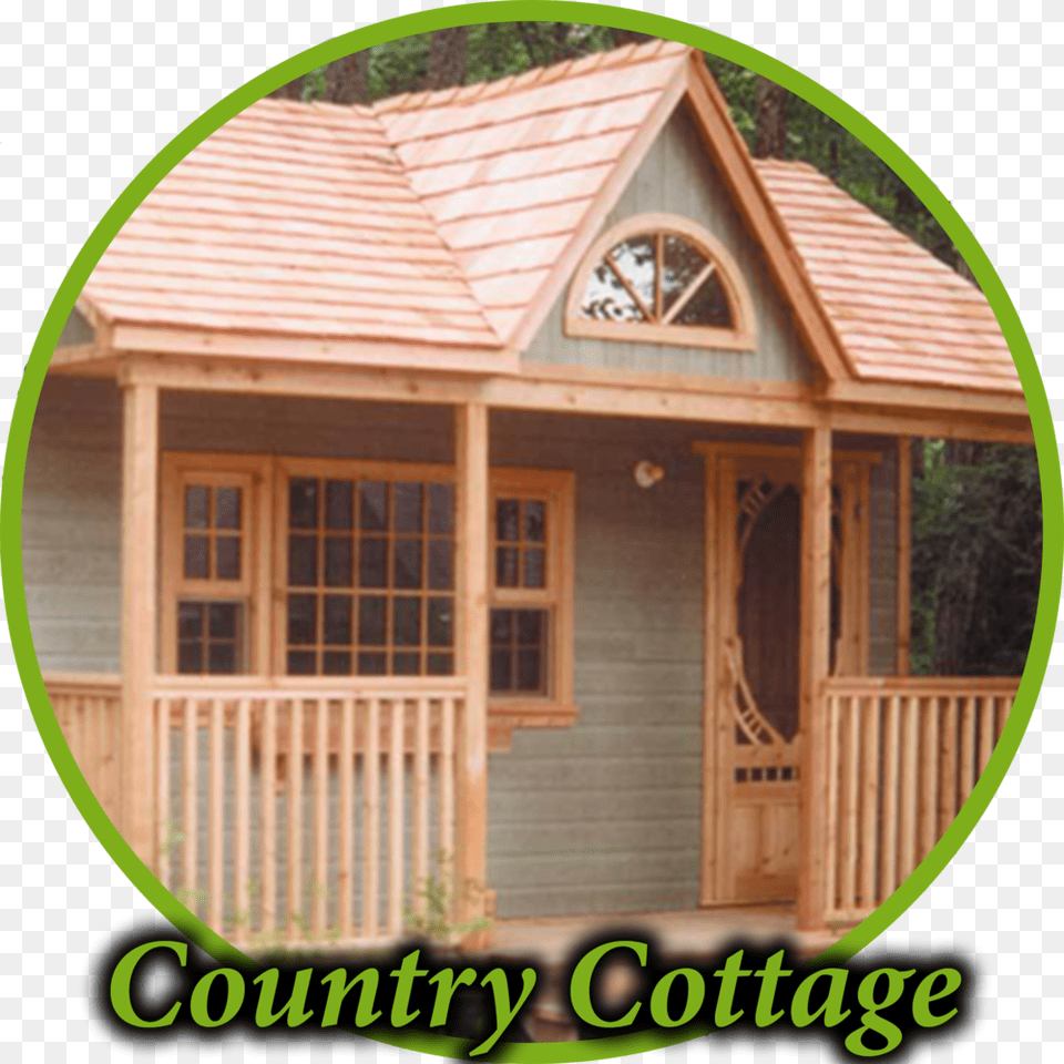 Country Cottage Circle Small Cabins, Architecture, Building, House, Housing Free Transparent Png