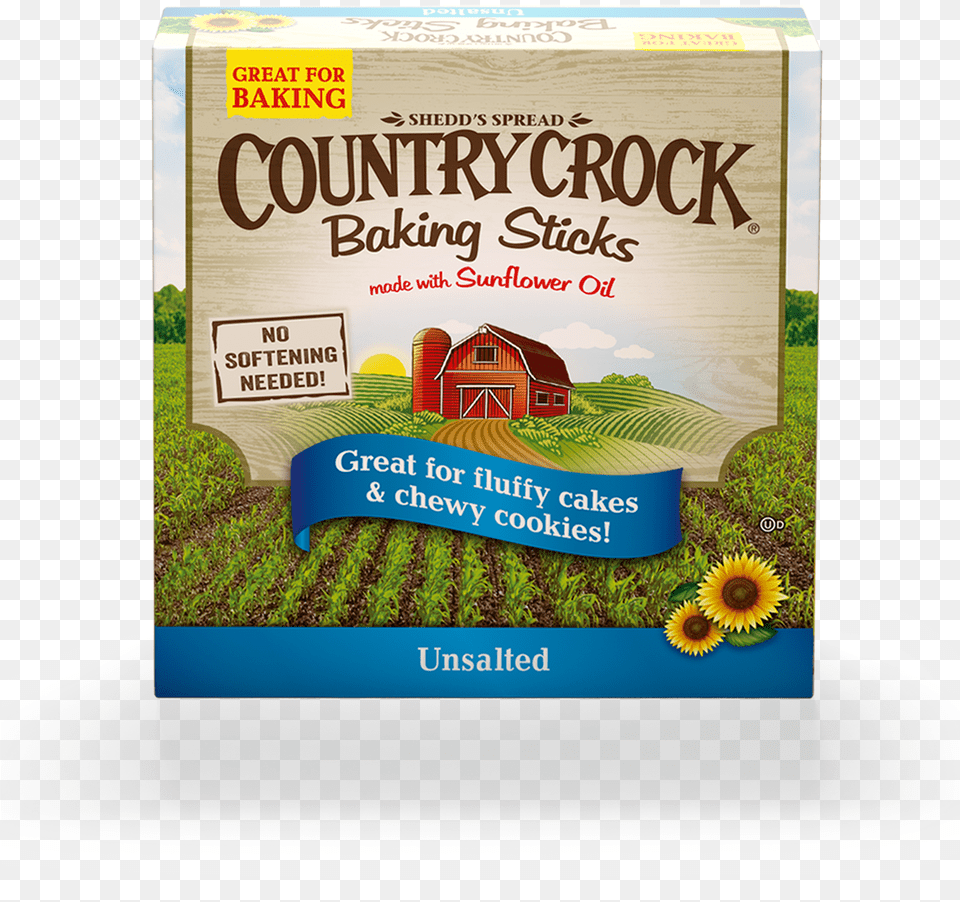 Country Crock Butter Sticks Original, Advertisement, Poster, Plant, Herbs Free Png