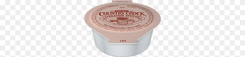 Country Crock Cinnamon Spread Portion Cups 10g Lid, Dessert, Food, Yogurt, Cream Free Transparent Png