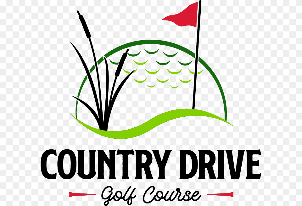Country Drive Golf Course Logo, Bow, Weapon Png Image