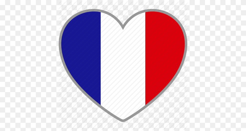 Country Flag Flag Heart France Love Icon, Logo Png