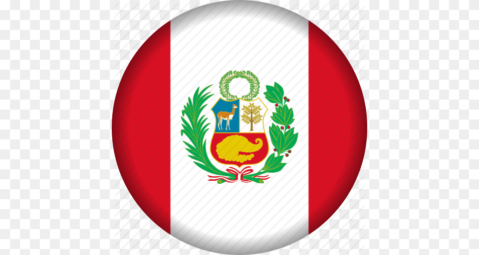 Country Flag Flags Peru South America Icon, Badge, Logo, Symbol, Emblem Png Image