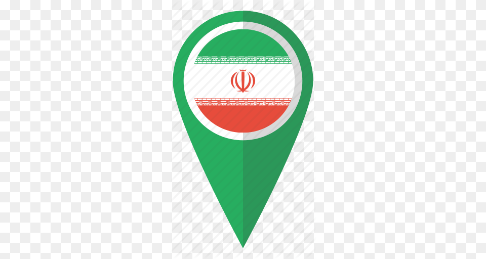 Country Flag Iran Irani Iranian Map Marker Pn, Logo, Guitar, Musical Instrument, Plectrum Png