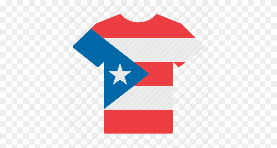 Country Flag Jersey Puerto Rican Puerto R Shirt T Shirt Icon, Clothing, T-shirt Png Image