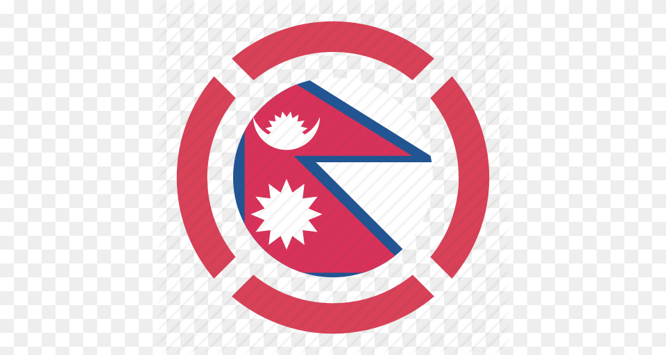 Country Flag Location Nation Navigation Nepal Pn, Logo, Symbol Free Png Download