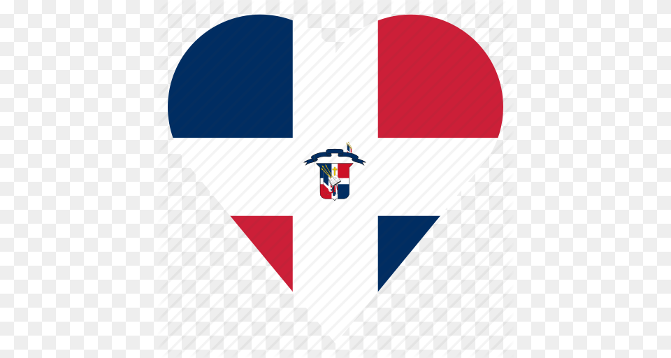 Country Flag Location Nation Navigation Pin The Dominican, Heart, Logo Png Image