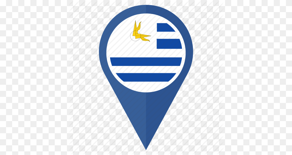 Country Flag Location Nation Navigation Pin Uruguay Icon, Logo Free Png