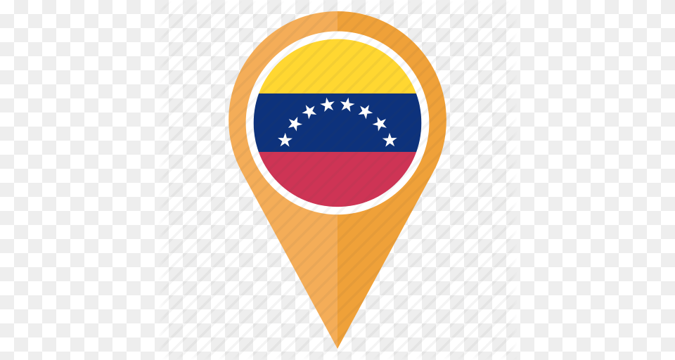 Country Flag Location Nation Navigation Pin Venezuela Icon, Logo Free Png Download