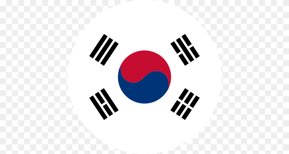 Country Flag South Korea World Icon, Logo, Disk Free Png Download