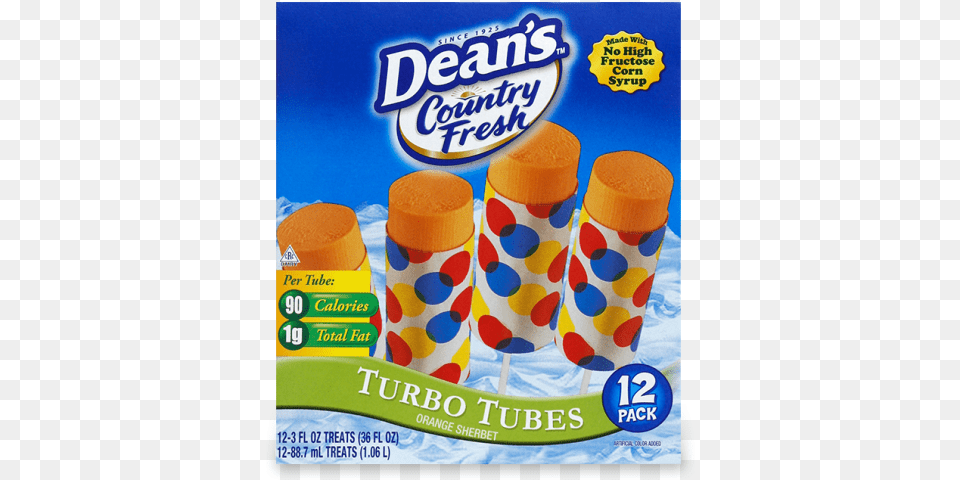 Country Fresh Orange Turbo Tubes Deans Country Fresh Variety Pack Premium Novelty, Advertisement Free Png Download