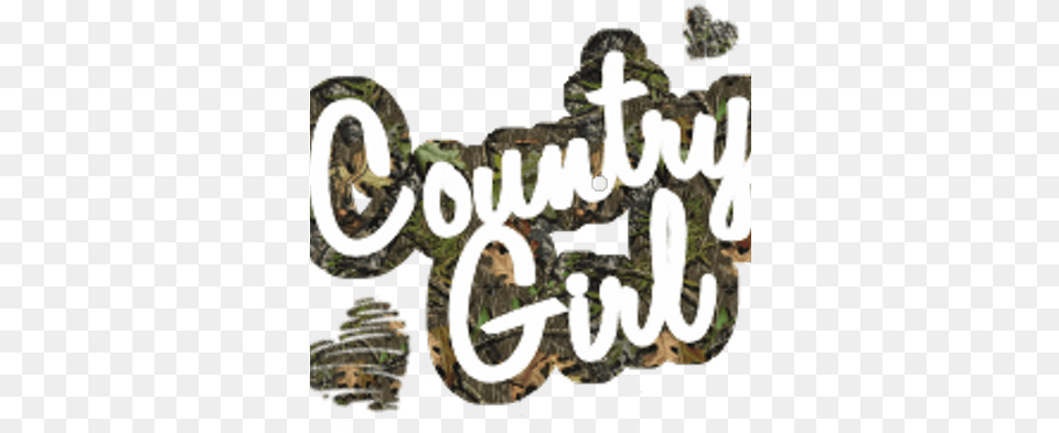 Country Girl Camo With Country Sayings, Text Png Image