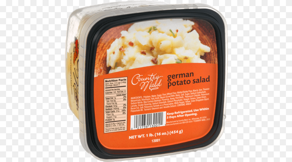 Country Maid German Potato Salad Bnh, Food, Lunch, Meal, Cream Free Png