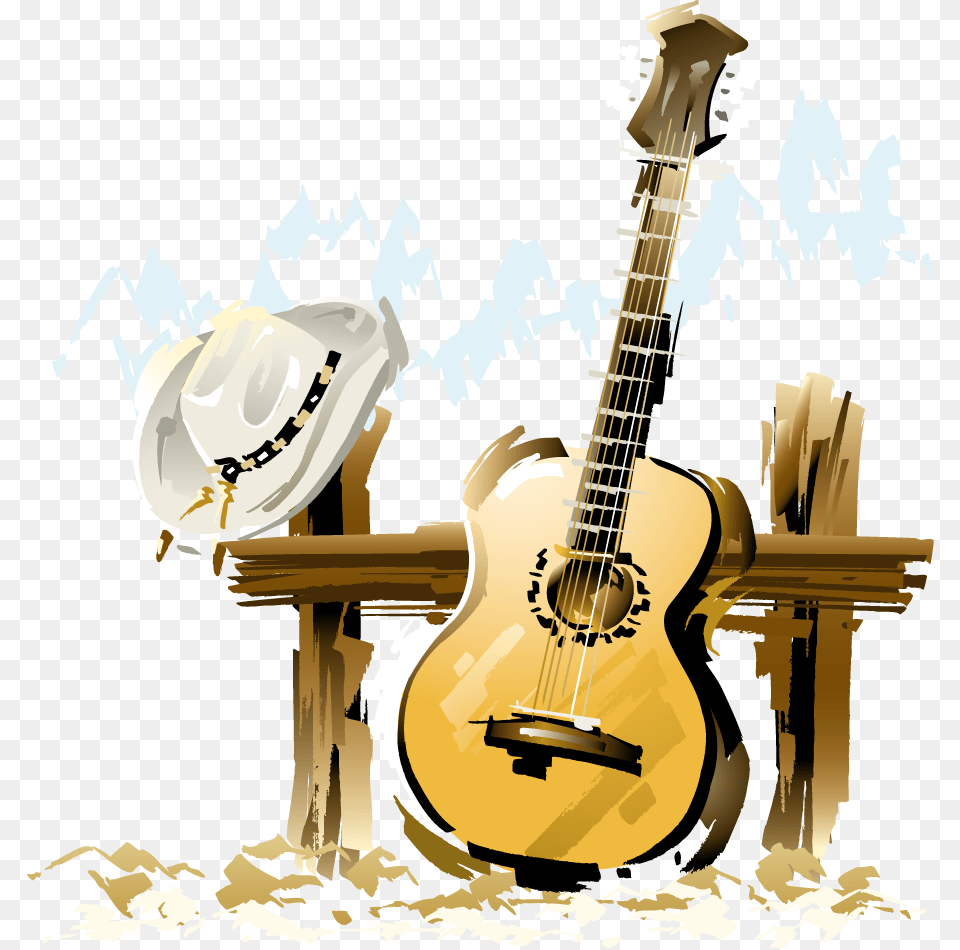 Country Music, Guitar, Musical Instrument, Person, Bass Guitar Free Png