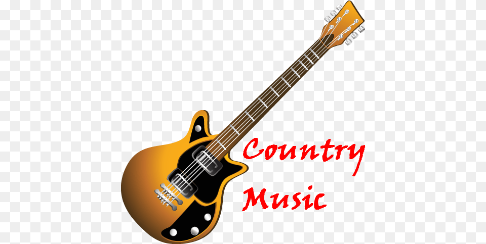 Country Music 5 Image Clean Guitar, Bass Guitar, Musical Instrument Free Png Download