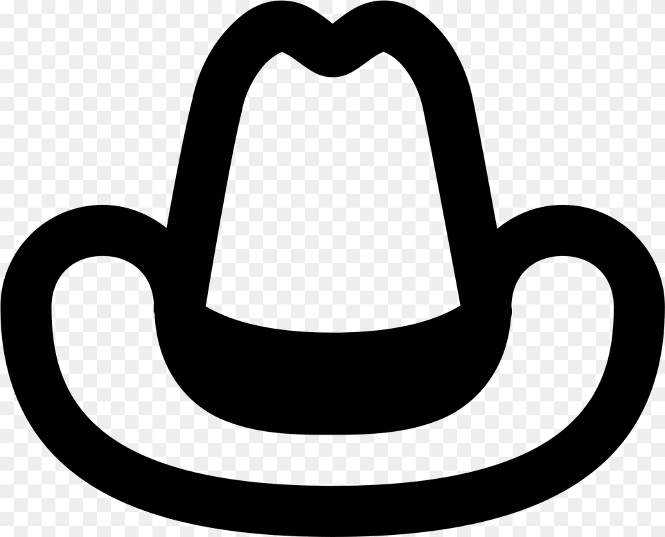 Country Music Cowboy Hat Notes Country Music, Gray Free Transparent Png