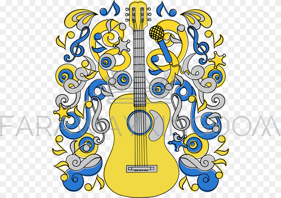 Country Music Holiday Western Festival Vector Illustration Set Country Music, Art, Graphics, Guitar, Musical Instrument Free Png