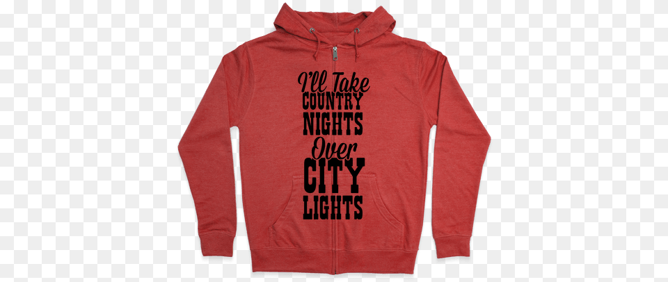 Country Nights Over City Lights Zip Hoodie Hoodie Full Penpal Schools, Clothing, Knitwear, Sweater, Sweatshirt Free Png