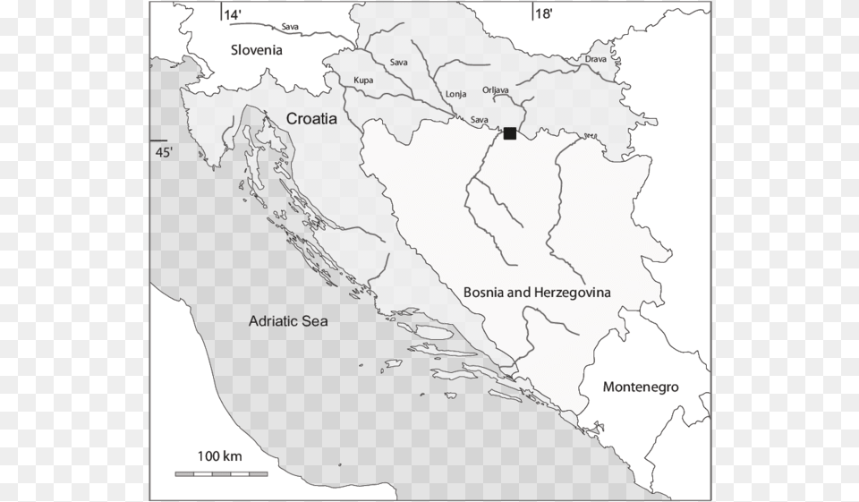 Country Picture Of Croatia, Chart, Plot, Map, Atlas Free Png Download