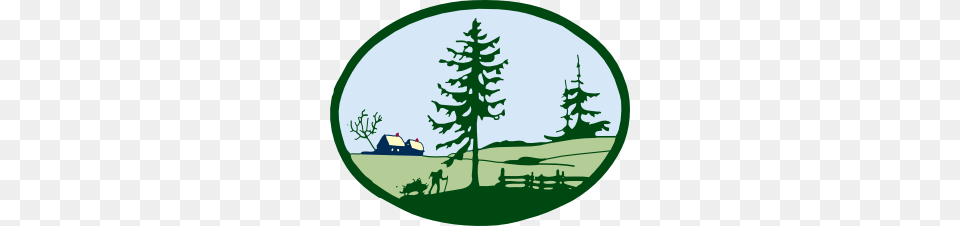 Country Scene Clip Art, Fir, Plant, Tree, Pine Free Png