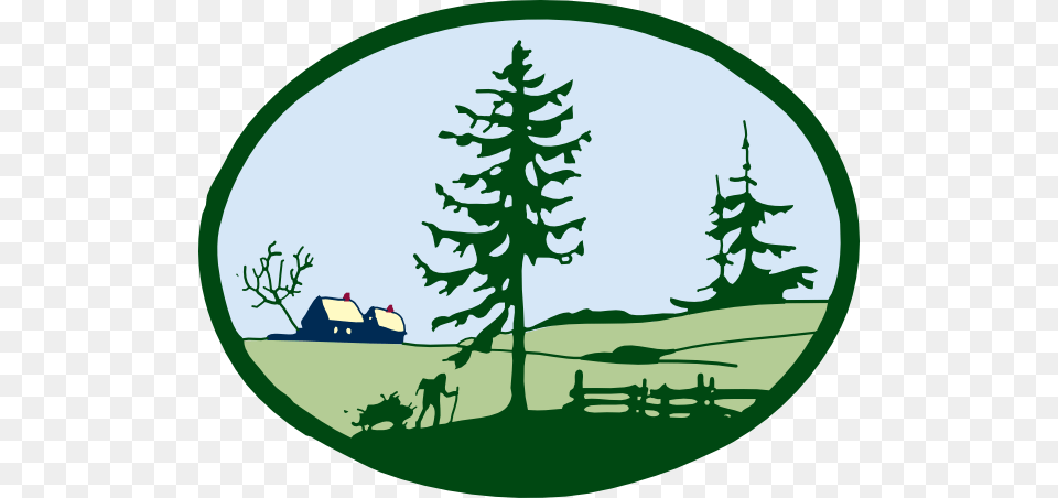 Country Scene Clip Art, Fir, Plant, Tree, Pine Free Transparent Png