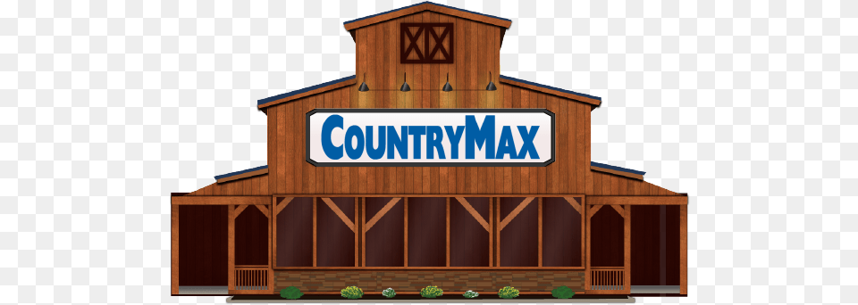 Countrymax Storefront Illustration Illustration, Architecture, Barn, Building, Countryside Png Image