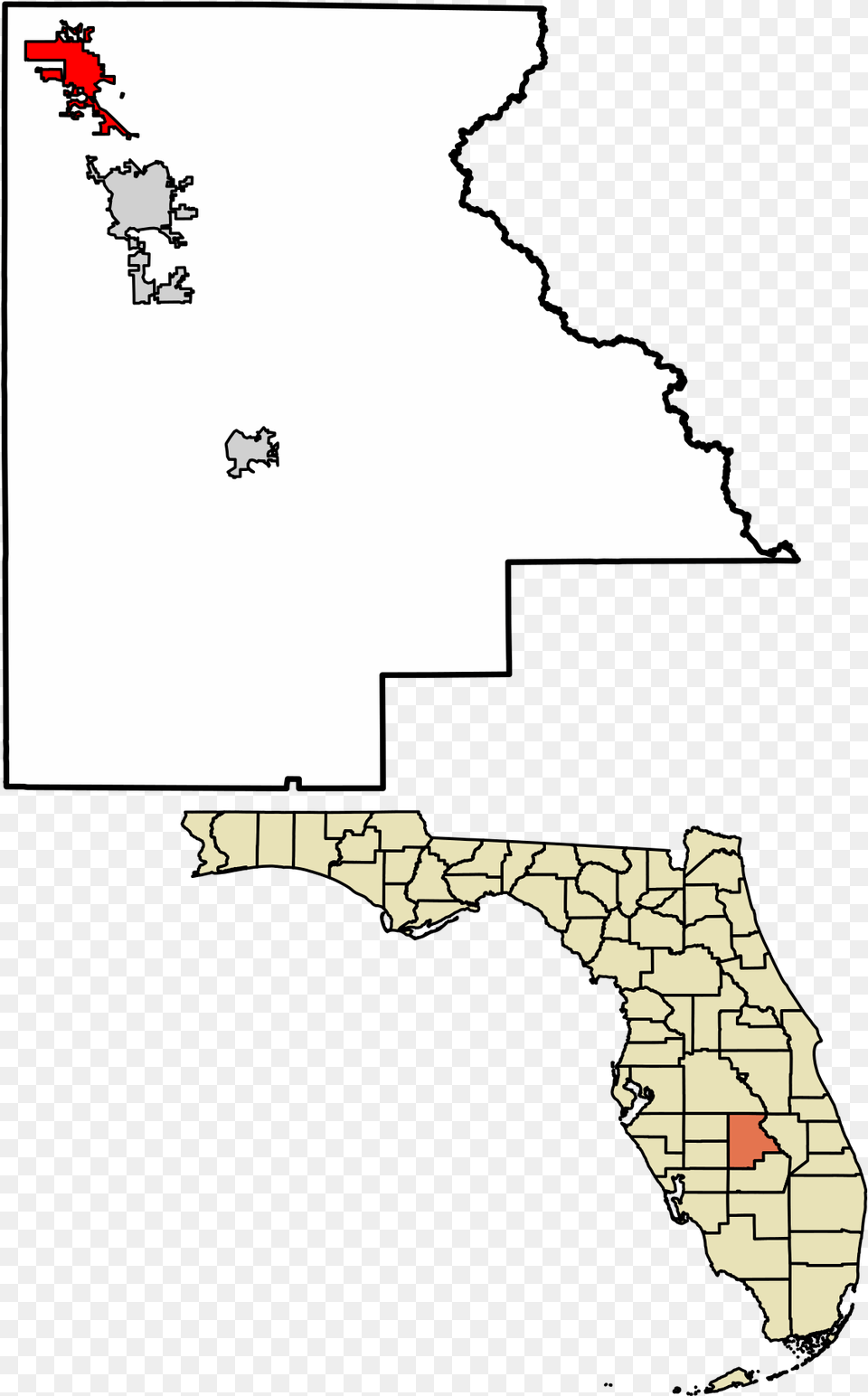 County Florida, Chart, Plot, Map, Atlas Free Png Download