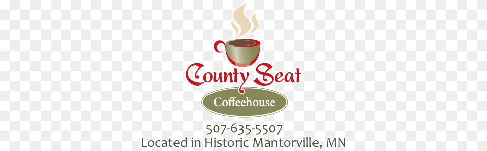 County Seat Coffeehouse Cafe, Beverage, Coffee, Coffee Cup, Advertisement Png