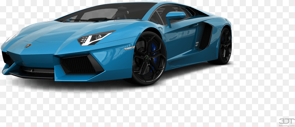 Coupe 2012 Door Coupe 3d Tuning Blue Lamborghini Aventador, Wheel, Car, Vehicle, Machine Png Image