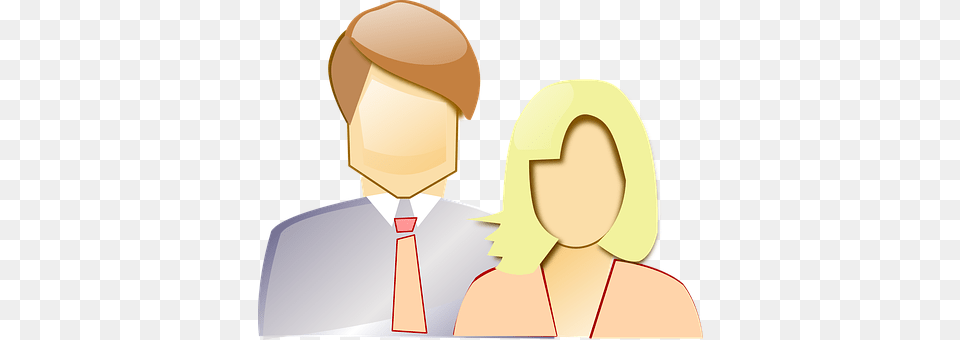 Couple Accessories, Tie, Formal Wear, Woman Free Png Download