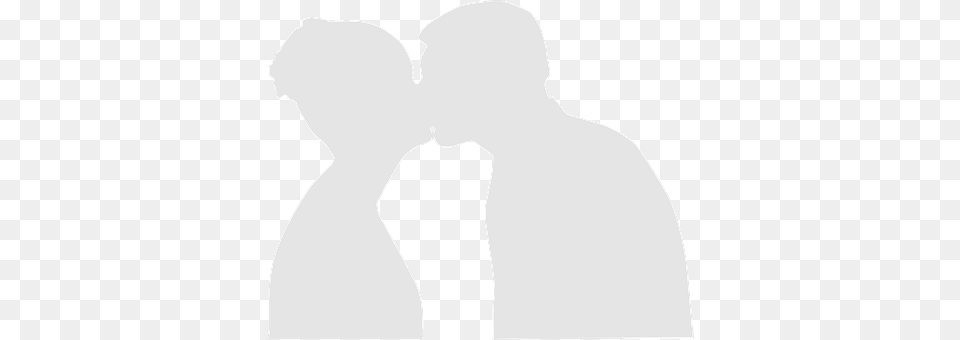 Couple Kissing, Person, Romantic, Silhouette Free Png