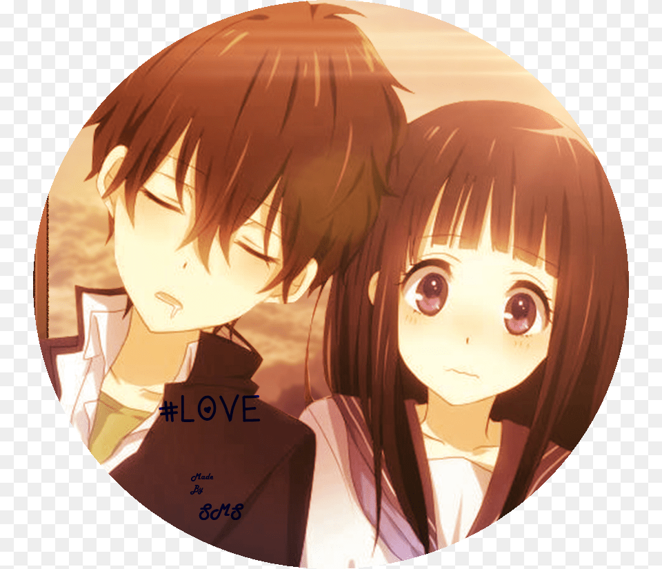 Couple Anime Romance Cute, Adult, Person, Female, Woman Png