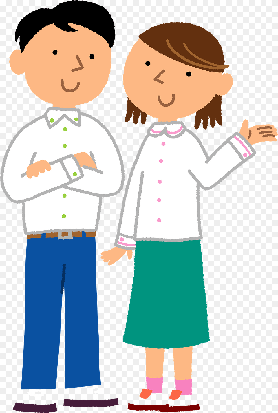 Couple Clipart, Clothing, Person, Pants, Child Png