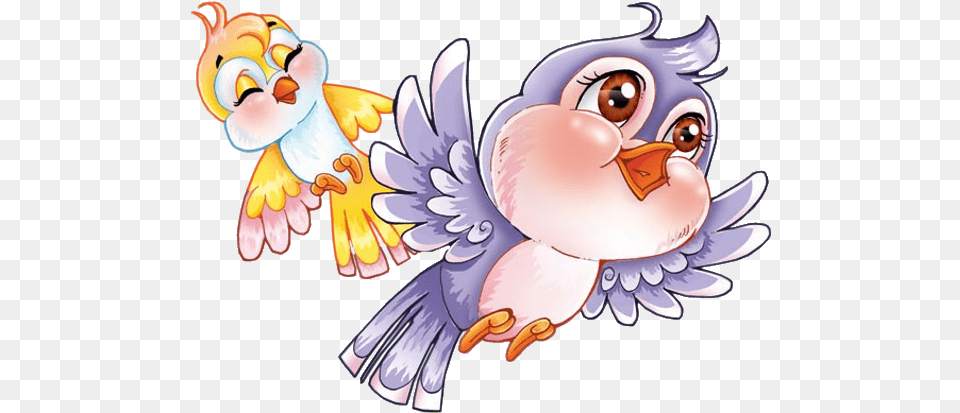 Couple Clipart Bird Beautiful Birds Cartoon Png Image