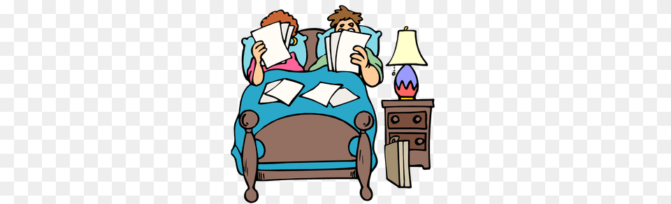 Couple Clipart Campus, Lamp, Person, Reading, Furniture Free Transparent Png