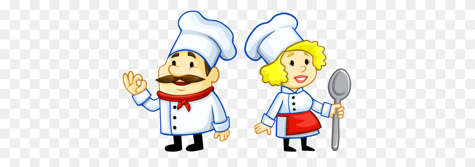 Couple Clipart Chef, Cutlery, Spoon, Winter, Snowman Free Transparent Png