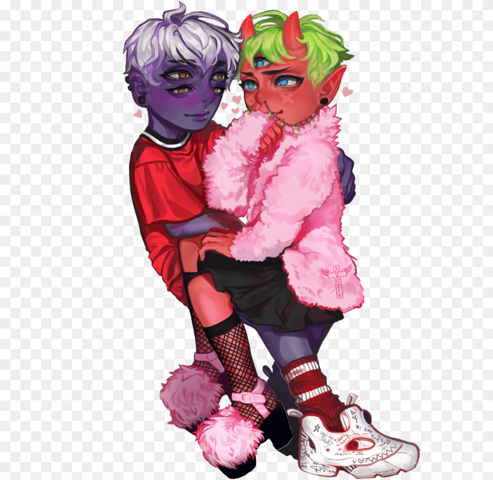 Couple Comm By Zosmos Cartoon, Footwear, Clothing, Costume, Shoe Png