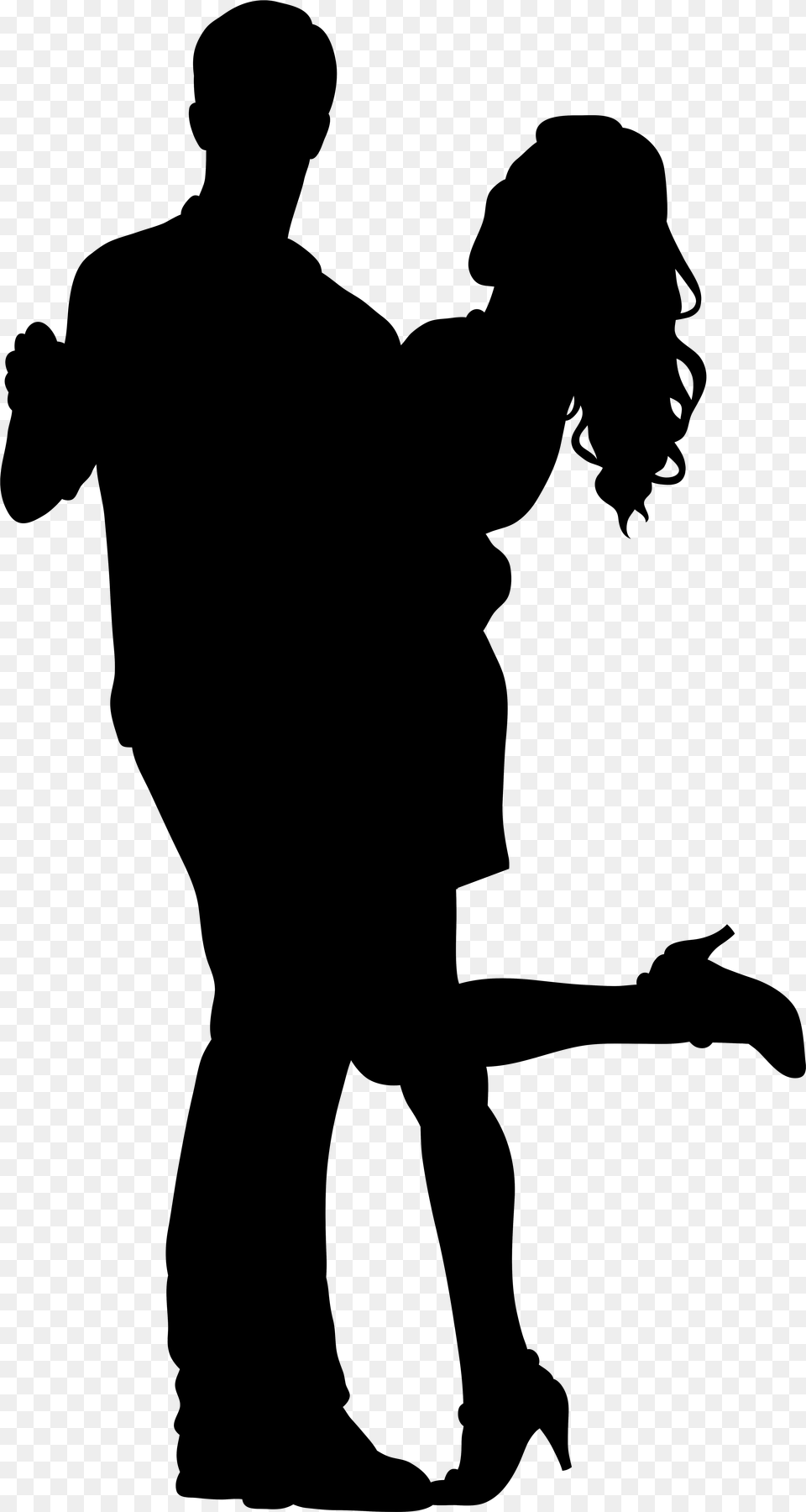 Couple Dancers Silhouette Transparent Clip Art Couple Dancing Silhouette Clip Art, Lighting Png