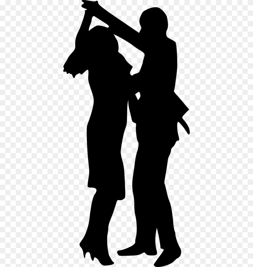 Couple Dancing Silhouette Transparent Dancing Silhouette Gif, Adult, Male, Man, Person Free Png Download