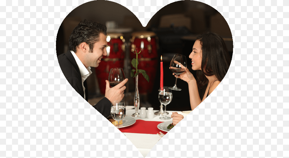 Couple Dining Out Lauco 450ml Cool Mist Ultrasonic Humidifier Essential, Adult, Person, Woman, Glass Free Png Download
