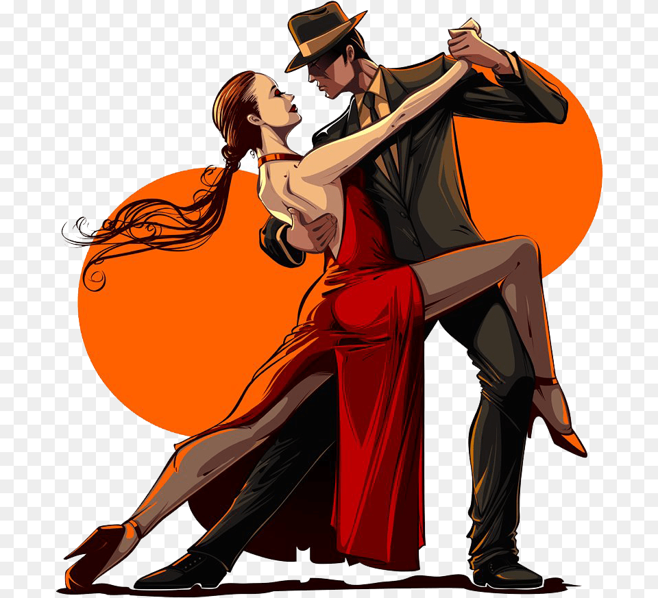 Couple Doing The Tango, Dance Pose, Dancing, Person, Leisure Activities Free Png Download