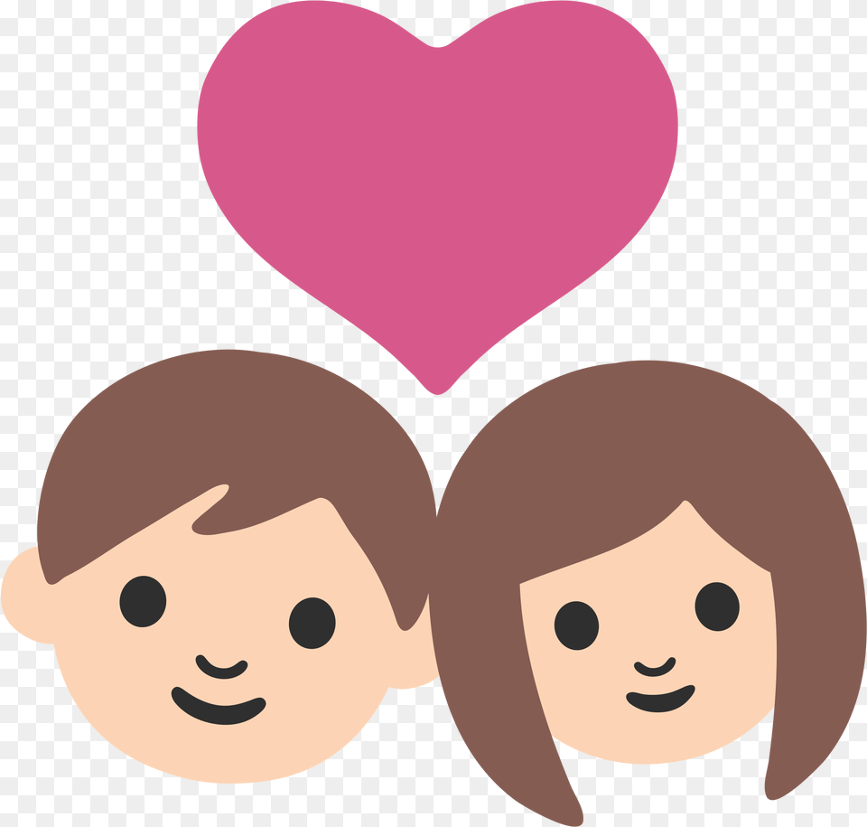 Couple Emoji Transparent Background Download Couple Emoji, Heart, Person, Baby, Face Png Image